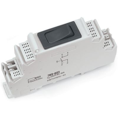 Moduł łącznika z wyłącznikiem napięcie łączeniowe 250V AC prąd łączeniowy 16A WAGO (789-803)