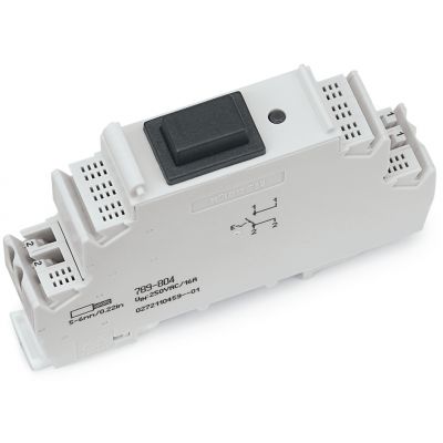 Moduł łącznika z wyłącznikiem napięcie łączeniowe 250V AC prąd łączeniowy 16A WAGO (789-804)