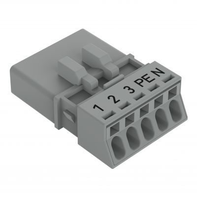 Wtyk 5-bieg. szary /50szt./ WAGO (890-255/062-000)