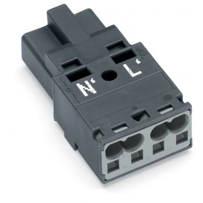 Wtyk 2-bieg. ciemnoszary /100szt./ WAGO (770-1172)