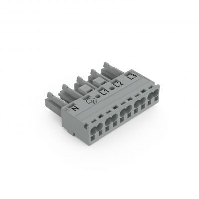 Gniazdo 5-bieg. szare /50szt./ WAGO (770-245/060-000)