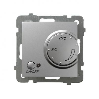 AS Regulator temperatury z czujnikiem napowietrznym kolor srebro RTP-1GN/m/18 OSPEL (RTP-1GN/m/18)