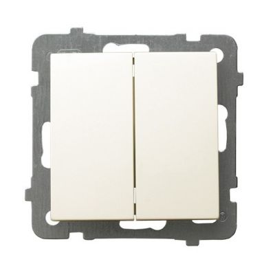 AS Łącznik podwójny krzyżowy kolor ecru ŁP-19G/m/27 OSPEL (ŁP-19G/m/27)