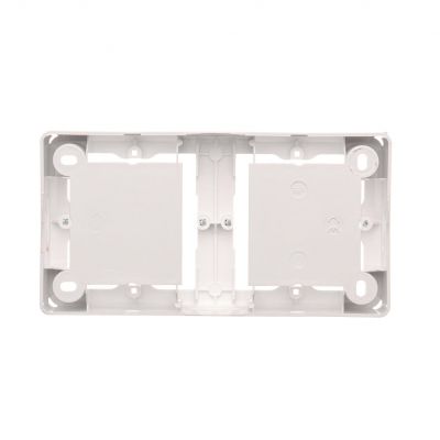 puszki instal. Puszka natynkowa płytka (31mm) podwójna biały MPN2/11 KONTAKT (MPN2/11)