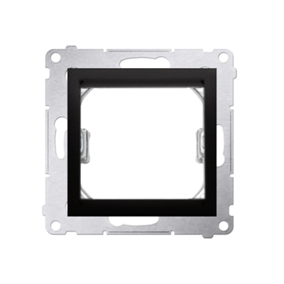 Simon 54 Adapter (przejściówka) na osprzęt standardu 45 × 45 mm czarny *Do gniazd teleinformatycznych Simon Connect DA45.01/49 KONTAKT (DA45.01/49)