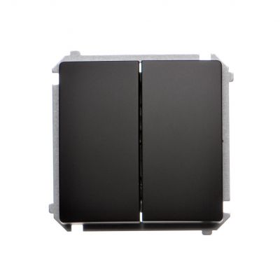 SIMON BASIC WMUL-0613xx-Y011 Łącznik schodowy podwójny z podświetleniem LED bez piktogramu (moduł) 1 BMW6/2L.01/X/49 KONTAKT (BMW6/2L.01/X/49)