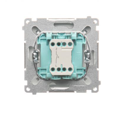 Simon Basic Przycisk światło 10A 250V szybkozłączka biały BMS1.01/11 KONTAKT (BMS1.01/11)