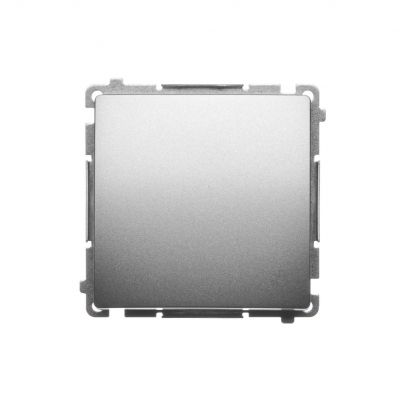 Simon Basic Przycisk światło 10A 250V szybkozłączka satynowy BMS1.01/29 KONTAKT (BMS1.01/29)