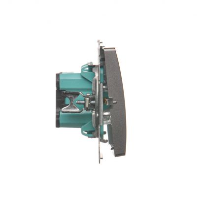 Simon Basic Przycisk światło 16A 250V zaciski śrubowe stal inox BMS1A.01/21 KONTAKT (BMS1A.01/21)