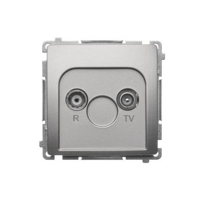 Simon Basic Gniazdo antenowe R-TV końcowe separowane 1x wejście: 5–862 MHz satynowy BMZAR1/1.01/29 KONTAKT (BMZAR1/1.01/29)