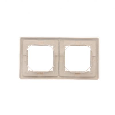 SIMON BASIC STANDARD WMYZ-04221x-9013 Ramka 2-krotna do wersji bryzgoszczelnej IP44 z kompletem uszc BMR2B/12 KONTAKT (BMR2B/12)