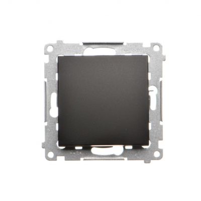 Simon 54 Łącznik krzyżowy bez piktogramu 16A 250V zaciski śrubowe czarny DW7A.01/X/49 KONTAKT (DW7A.01/X/49)