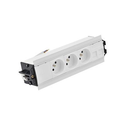 SIMON 480 TS48-530E300K0-33 Indesk 3 gn. typ E i płytka dla 2 złączy RJ45 keystone; złącze 10 cm prz 48530E300K00000-33 KONTAKT (48530E300K00000-33)