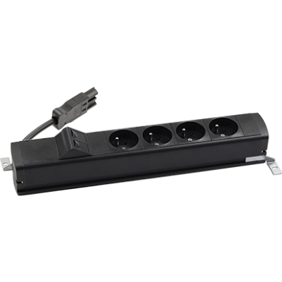 SIMON 480 TS48-110E400K0-44 Listwa standardowa 4 gn. typ E i płytka 2xRJ45 keystone złącze w układz 48110E400K00000-44 KONTAKT (48110E400K00000-44)