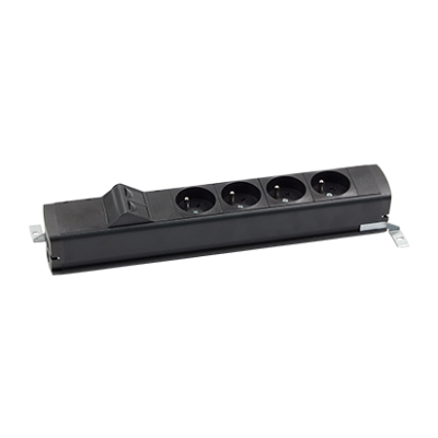 SIMON 480 TS48-130E400K0-44 Listwa standardowa 4 gn. typ E i płytka 2xRJ45 keystone; złącze śrubowe; 48130E400K00000-44 KONTAKT (48130E400K00000-44)