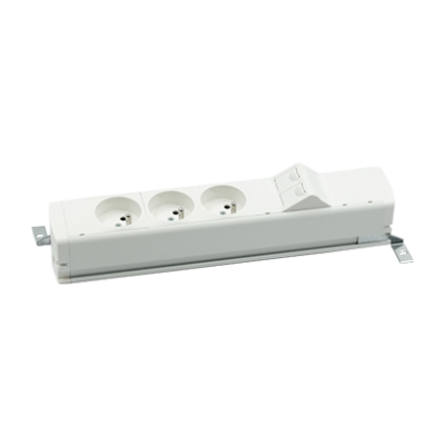 SIMON 480 TS48-130E300K0-33 Listwa standardowa 3 gn. typ E i płytka 2xRJ45 keystone; złącze śrubowe; 48130E300K00000-33 KONTAKT (48130E300K00000-33)