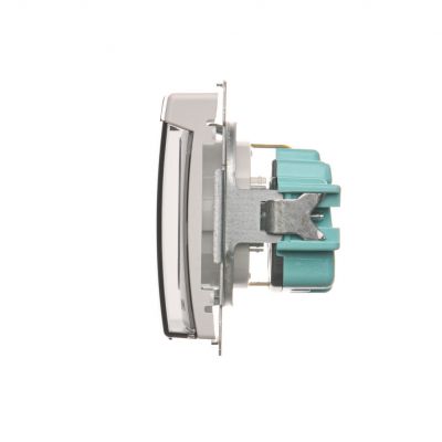 Simon Basic Gniazdo wtyczkowe Schuko do wersji IP44 16A 250V zaciski śrubowe biały. Klapka transparentna BMGSZ1B.01/11A KONTAKT (BMGSZ1B.01/11A)