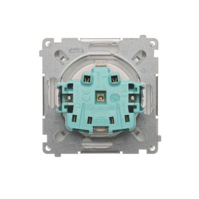 Simon Basic Gniazdo wtyczkowe Schuko do wersji IP44 16A 250V zaciski śrubowe biały. Klapka transparentna BMGSZ1B.01/11A KONTAKT (BMGSZ1B.01/11A)
