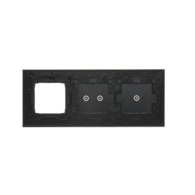 Simon 54 Touch Panel dotykowy S54 Touch 3 moduły 1 pole dotykowe + 2 pola dotykowe poziome + 1 otwór na osprzęt S54 księżycowa lawa DSTR3120/74 KONTAKT (DSTR3120/74)