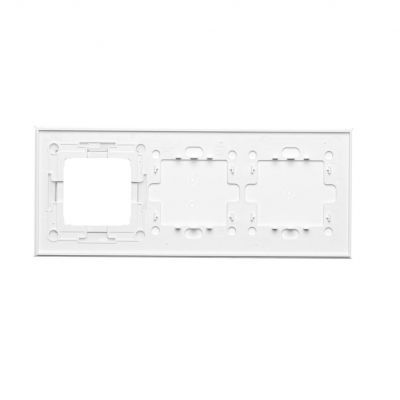 Simon 54 Touch Panel dotykowy S54 Touch 3 moduły 1 pole dotykowe + 2 pola dotykowe pionowe + 1 otwór na osprzęt S54 biała perła DSTR3130/70 KONTAKT (DSTR3130/70)