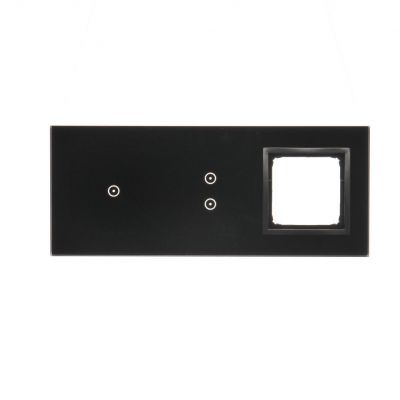 Simon 54 Touch Panel dotykowy S54 Touch 3 moduły 1 pole dotykowe + 2 pola dotykowe pionowe + 1 otwór na osprzęt S54 zastygła lawa DSTR3130/73 KONTAKT (DSTR3130/73)