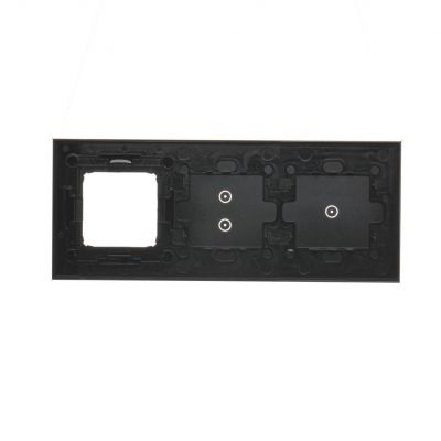Simon 54 Touch Panel dotykowy S54 Touch 3 moduły 1 pole dotykowe + 2 pola dotykowe pionowe + 1 otwór na osprzęt S54 zastygła lawa DSTR3130/73 KONTAKT (DSTR3130/73)