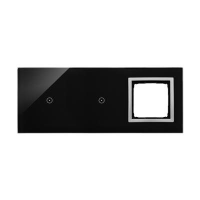 Simon 54 Touch Panel dotykowy S54 Touch 3 moduły 1 pole dotykowe + 1 pole dotykowe + 1 otwór na osprzęt S54 księżycowa lawa DSTR3110/74 KONTAKT (DSTR3110/74)