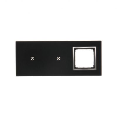 Simon 54 Touch Panel dotykowy S54 Touch 3 moduły 1 pole dotykowe + 1 pole dotykowe + 1 otwór na osprzęt S54 księżycowa lawa DSTR3110/74 KONTAKT (DSTR3110/74)