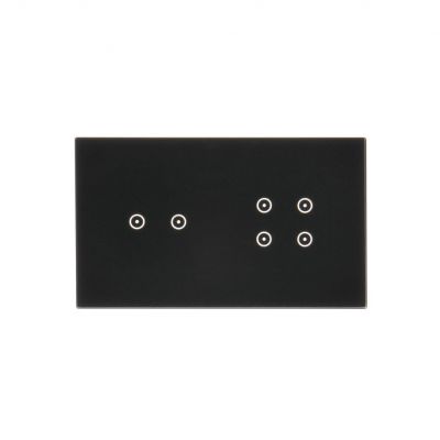 Simon 54 Touch Panel dotykowy S54 Touch 2 moduły 2 pola dotykowe poziome + 4 pola dotykowe zastygła lawa DSTR224/73 KONTAKT (DSTR224/73)