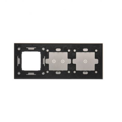 Simon 54 Touch Panel dotykowy S54 Touch 3 moduły 1 pole dotykowe + 2 pola dotykowe poziome + 1 otwór na osprzęt S54 burzowa chmura DSTR3120/72 KONTAKT (DSTR3120/72)