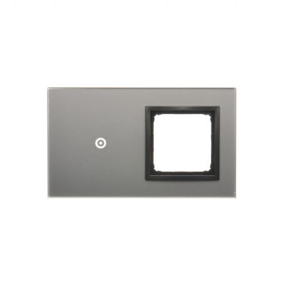 Simon 54 Touch Panel dotykowy S54 Touch 2 moduły 1 pole dotykowe + 1 otwór na osprzęt S54 burzowa chmura DSTR210/72 KONTAKT (DSTR210/72)