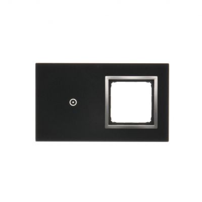 Simon 54 Touch Panel dotykowy S54 Touch 2 moduły 1 pole dotykowe + 1 otwór na osprzęt S54 księżycowa lawa DSTR210/74 KONTAKT (DSTR210/74)