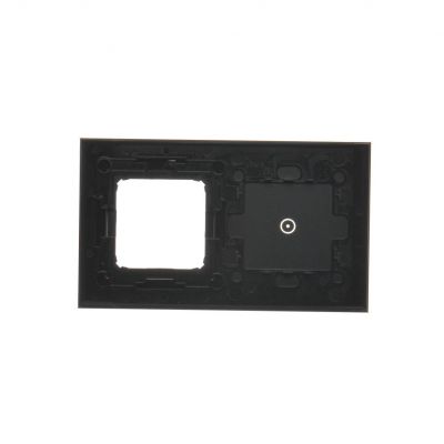 Simon 54 Touch Panel dotykowy S54 Touch 2 moduły 1 pole dotykowe + 1 otwór na osprzęt S54 księżycowa lawa DSTR210/74 KONTAKT (DSTR210/74)