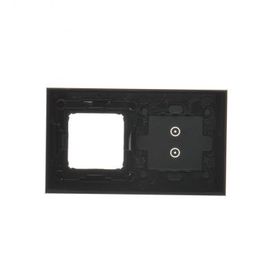 Simon 54 Touch Panel dotykowy S54 Touch 2 moduły 2 pola dotykowe pionowe + 1 otwór na osprzęt S54 księżycowa lawa DSTR230/74 KONTAKT (DSTR230/74)