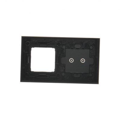 Simon 54 Touch Panel dotykowy S54 Touch 2 moduły 2 pola dotykowe poziome + 1 otwór na osprzęt S54 księżycowa lawa DSTR220/74 KONTAKT (DSTR220/74)
