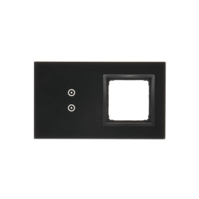 Simon 54 Touch Panel dotykowy S54 Touch 2 moduły 2 pola dotykowe pionowe + 1 otwór na osprzęt S54 zastygła lawa DSTR230/73 KONTAKT (DSTR230/73)