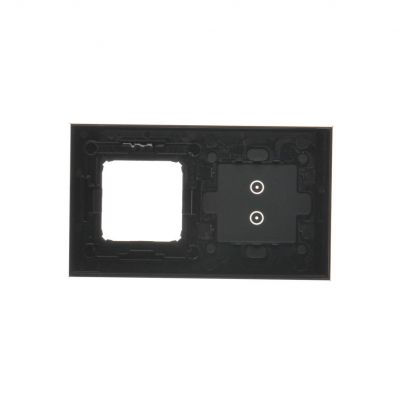 Simon 54 Touch Panel dotykowy S54 Touch 2 moduły 2 pola dotykowe pionowe + 1 otwór na osprzęt S54 zastygła lawa DSTR230/73 KONTAKT (DSTR230/73)