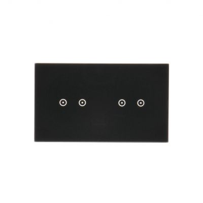 Simon 54 Touch Panel dotykowy S54 Touch 2 moduły 2 pola dotykowe poziome + 2 pola dotykowe poziome zastygła lawa DSTR222/73 KONTAKT (DSTR222/73)