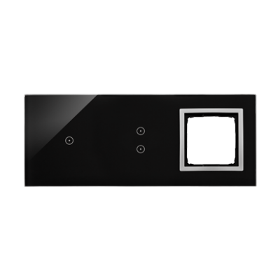 Simon 54 Touch Panel dotykowy S54 Touch 3 moduły 1 pole dotykowe + 2 pola dotykowe pionowe + 1 otwór na osprzęt S54 księżycowa lawa DSTR3130/74 KONTAKT (DSTR3130/74)