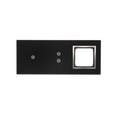 Simon 54 Touch Panel dotykowy S54 Touch 3 moduły 1 pole dotykowe + 2 pola dotykowe pionowe + 1 otwór na osprzęt S54 księżycowa lawa DSTR3130/74 KONTAKT (DSTR3130/74)