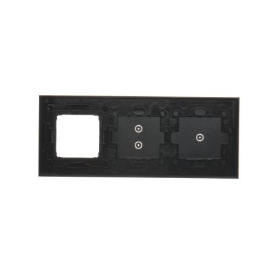 Simon 54 Touch Panel dotykowy S54 Touch 3 moduły 1 pole dotykowe + 2 pola dotykowe pionowe + 1 otwór na osprzęt S54 księżycowa lawa DSTR3130/74 KONTAKT (DSTR3130/74)