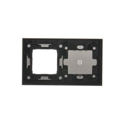 Simon 54 Touch Panel dotykowy S54 Touch 2 moduły 1 pole dotykowe + 1 otwór na osprzęt S54 srebrna mgła DSTR210/71 KONTAKT (DSTR210/71)