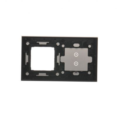 Simon 54 Touch Panel dotykowy S54 Touch 2 moduły 2 pola dotykowe pionowe + 1 otwór na osprzęt S54 burzowa chmura DSTR230/72 KONTAKT (DSTR230/72)