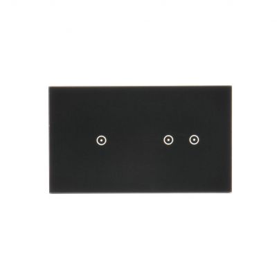 Simon 54 Touch Panel dotykowy S54 Touch 2 moduły 1 pole dotykowe + 2 pola dotykowe poziome zastygła lawa DSTR212/73 KONTAKT (DSTR212/73)
