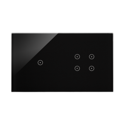 Simon 54 Touch Panel dotykowy S54 Touch 2 moduły 1 pole dotykowe + 4 pola dotykowe zastygła lawa DSTR214/73 KONTAKT (DSTR214/73)