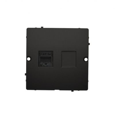 SIMON BASIC WMUK-0510F2-Y011 Gniazdo komputerowe RJ45 pojedyncze, kategoria 5e (moduł). Montaż gniaz BMF51.02/49 KONTAKT (BMF51.02/49)