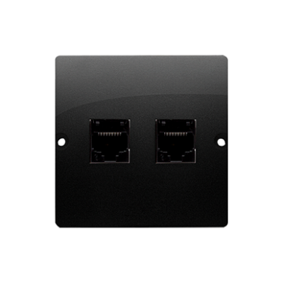 SIMON BASIC WMUK-0520F2-Y011 Gniazdo komputerowe RJ45 podwójne kategoria 5e (moduł). Montaż gniazda BMF52.02/49 KONTAKT (BMF52.02/49)