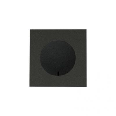 Simon 100 Panel 1-krotny IP44: 1 gniazdo zasilające czarny mat 10020190-238 KONTAKT (10020190-238)