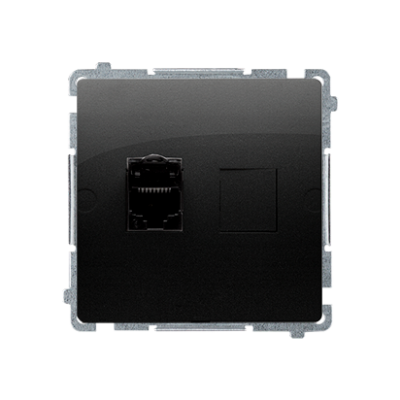 SIMON BASIC WMUK-0630xx-Y011 Gniazdo komputerowe RJ45, kategoria 6, pojedyncze ekranowane z przesłon BM61E.01/49 KONTAKT (BM61E.01/49)