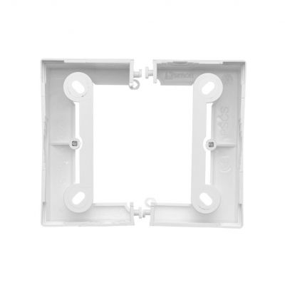 Simon Basic Neos Puszka natynkowa pojedyncza składana do ramek Basic NEOS. Głębokość 40 mm. (1 szt. PSCS/.. = 2 elementy) biały PSCS/11 KONTAKT (PSCS/11)